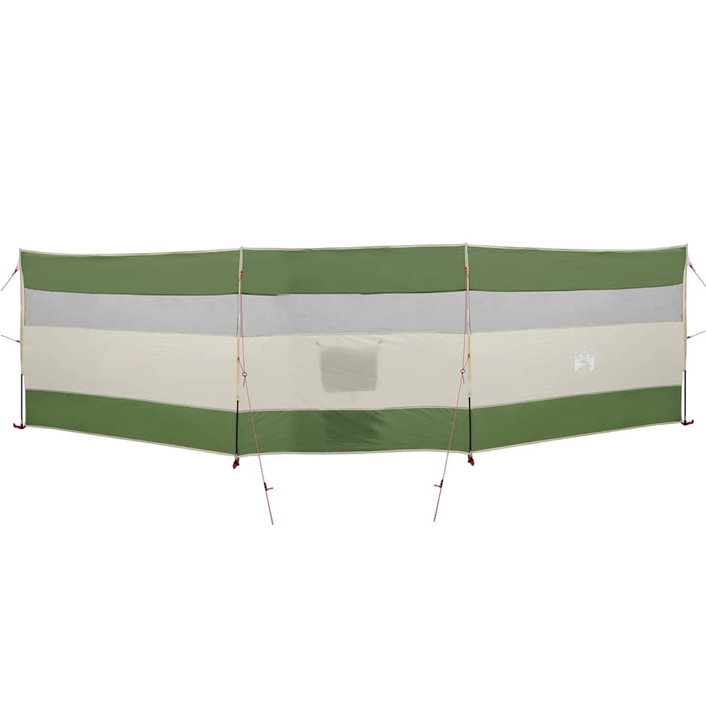 Vindskjerm for camping grønn 508x130 cm vanntett
