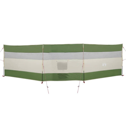 Vindskjerm for camping grønn 508x130 cm vanntett