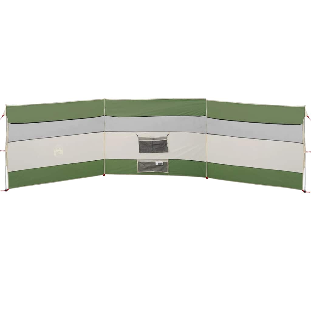 Vindskjerm for camping grønn 508x130 cm vanntett