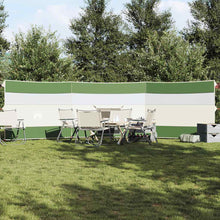 Vindskjerm for camping grønn 508x130 cm vanntett