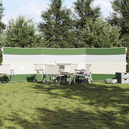 Vindskjerm for camping grønn 508x130 cm vanntett