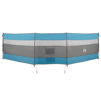 Vindskjerm for camping blå 508x130 cm vanntett