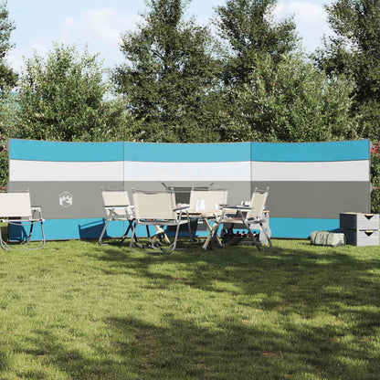 Vindskjerm for camping blå 508x130 cm vanntett