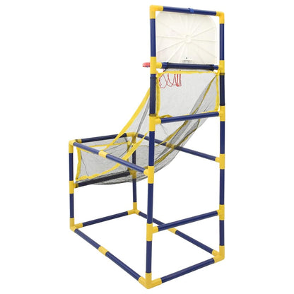 Basketballmaskin med ball og pumpe 45x86x127 cm