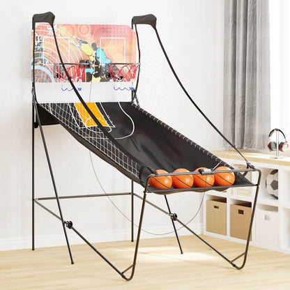basketball arkademaskin med 4 baller for 2 spillere