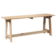 Utendørs Benk 119x35x47 cm Massivt Furutre