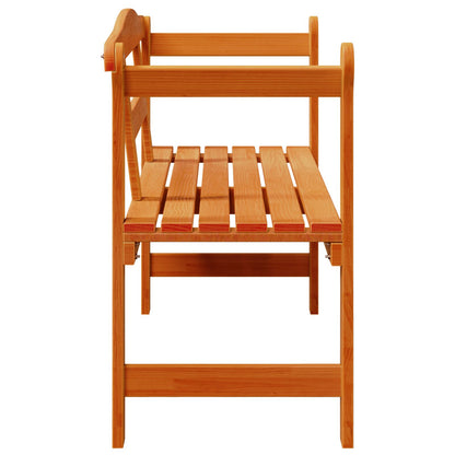 utendørsbenk akasie 119x76x44 cm massivt tre
