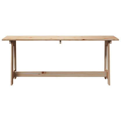 Utendørs Benk 119x35x47 cm Massivt Furutre