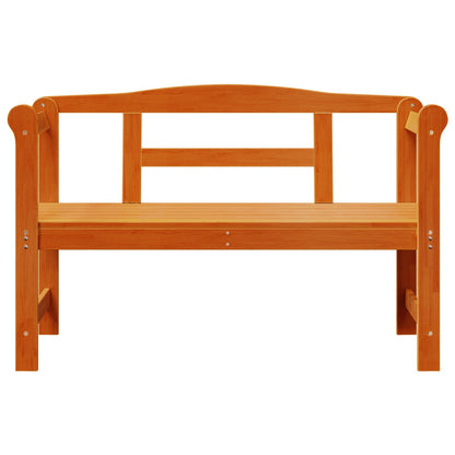 utendørsbenk akasie 119x76x44 cm massivt tre