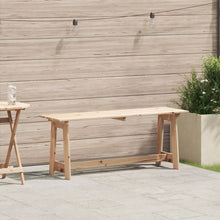 Utendørs Benk 119x35x47 cm Massivt Furutre